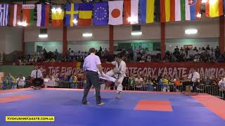 WKB EC 2017 / Final +90kg Bulyskeriia Borys (Ukraine, aka) - Haran  Semen (Ukraine)