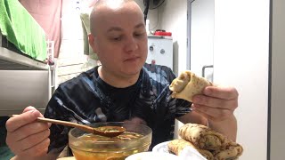 Сборная Солянка| Блины со сметанкой МУКБАНГ MUKBANG