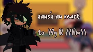 stars/bads sanses react to My R | ✰ Nightmare sans ✰ |