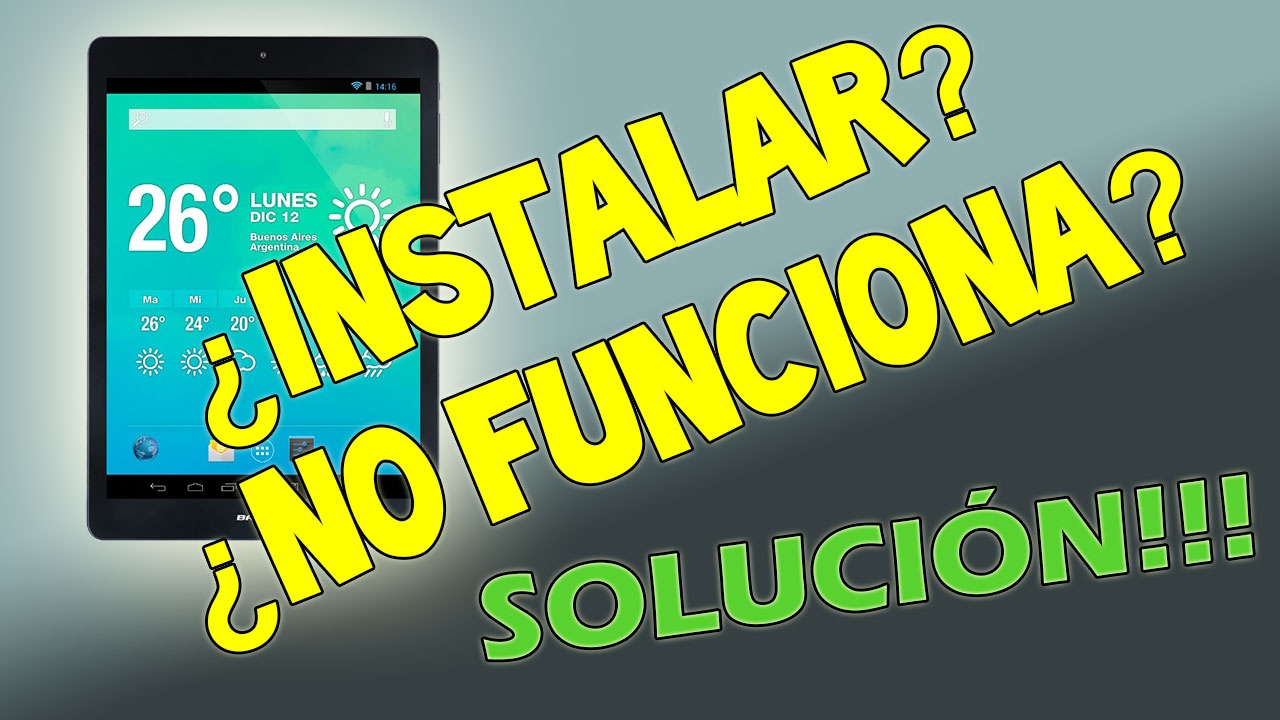 Solución A No Puedo Instalar Una Aplicación En Tablet O Celular - YouTube