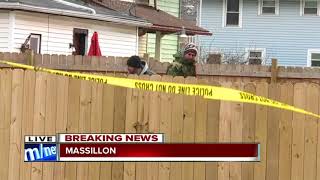Police search backyard of Massillon home where body of man was buried