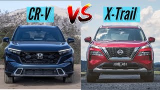 2023 Honda CR-V Hybrid vs 2023 Nissan X-Trail e-Power Compared | CR-V or X-Trail?! | SUV Battles!