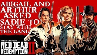 The Reason why Sadie Stayed with the Gang | Red Dead Redemption 2