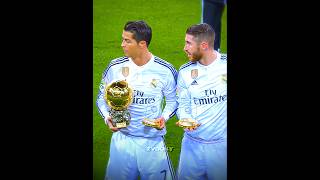 Ronaldo lifts the Ballon d'Or 🐐 #shorts #ronaldo #realmadrid #football #edit #viralvideo