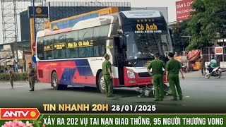 4 ngày nghỉ Tết xảy ra 202 vụ tai nạn giao thông, 95 người thương vong | Tin nhanh 20h ngày 28/1