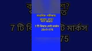 Madhyamik 2023 Passing Marks/মাধ্যমিক পরীক্ষায় পাশ কত নম্বরে