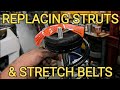 Replacing The Most Worn Belt I've Ever Seen & Installing New Struts!