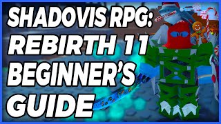 Roblox Shadovis Rpg Beginners Guide: How To Level Up And Rebirth Fast! (Rebirth 11) (Updated)