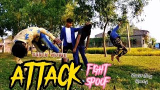ATTACK Movie FIGHT SPOOF (attack movie) part-1 SOUTH MOVIE BOLD MAN GROUPS