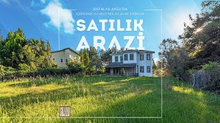 ANTALYA AKSU HACIALİLER’DE, İÇERİSİNDE 4+1 MÜSTAKİL EV OLAN 2 DÖNÜM SATILIK ARAZİ