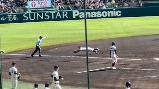 大阪桐蔭　1回裏同点　(対神村学園)