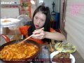 피트니스요정 마니맛나 엽기떡볶이 먹방 eatingshow 150805