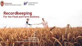 Recordkeeping for the Food or Farm Business