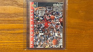 Show Off! 1992-93 Upper Deck Michael Jordan IN YOUR FACE insert!