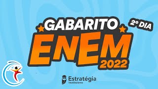 Gabarito ENEM 2022 (2º dia) – Correção de prova AO VIVO