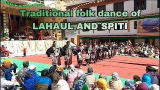 Traditional folk dance of  LAHAUL AND SPITI | spiti valley folk dance #spitivalley #lahaulandspiti