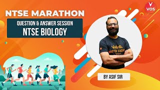 NTSE BIOLOGY Q\u0026A SESSION | NTSE 2021 | Tips, Tricks \u0026 Strategy | NTSE MARATHON | VOS