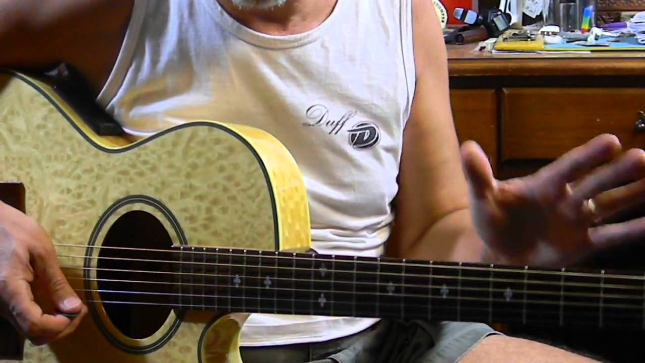 How To Play Blues Guitar Power Chords - Easy E Blues Jam - Acoustic ...