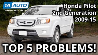 Top 5 Problems Honda Pilot SUV 2nd Generation 2009-15