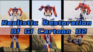 robosen Optimus Prime violently beat Megatron - imitate G1 cartoon