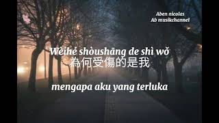 weihe shou shang de shi wo ( 为何受伤的是我 ) terjemahan ( 爱上你让我伤心难过 )