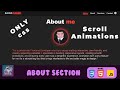 scroll animation with only css