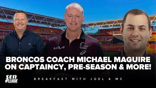 Broncos coach Michael Maguire joins The Boys of Summer