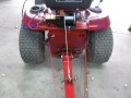 home made trailer mover from old lawn tractor