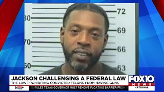 Mobile man challenges constitutionality of law prohibiting firearms possession by felons