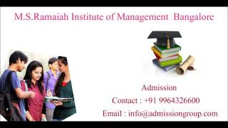 9964326600 M.S.Ramaiah Institute of Management Direct Admission consultants