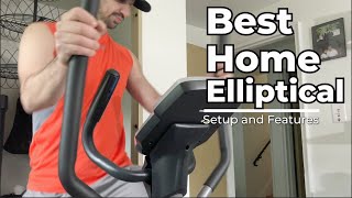 Sunny Health Elliptical // Setup and Features // Best Home Elliptical