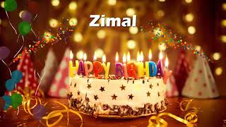 Zimal Birthday Cake | Happy Birthday Zimal #birthday #cake #zimal @wishes-for-you