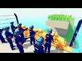 SWAT vs Zombie 100 Units - Totally Accurate Battle Simulator TABS