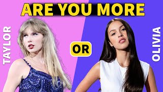 🤔Are You More Like Olivia Rodrigo or Taylor Swift?🎸 AESTHETIC QUIZ