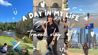 [#vlog 19韓國研究生寒假日常]Travel to Australia#2/黃金海岸-衝浪者天堂/華納兄弟世界/植物園/佛光山/澳洲「布里斯本」大學校園