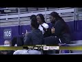 Coach Holds Player Back After She ELBOWS Opponent's Face & Gets Shoved In The Face Back!