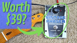 Behringer VP1 Vintage Phaser demo (EHX Small Stone guitar pedal clone) [no talking]