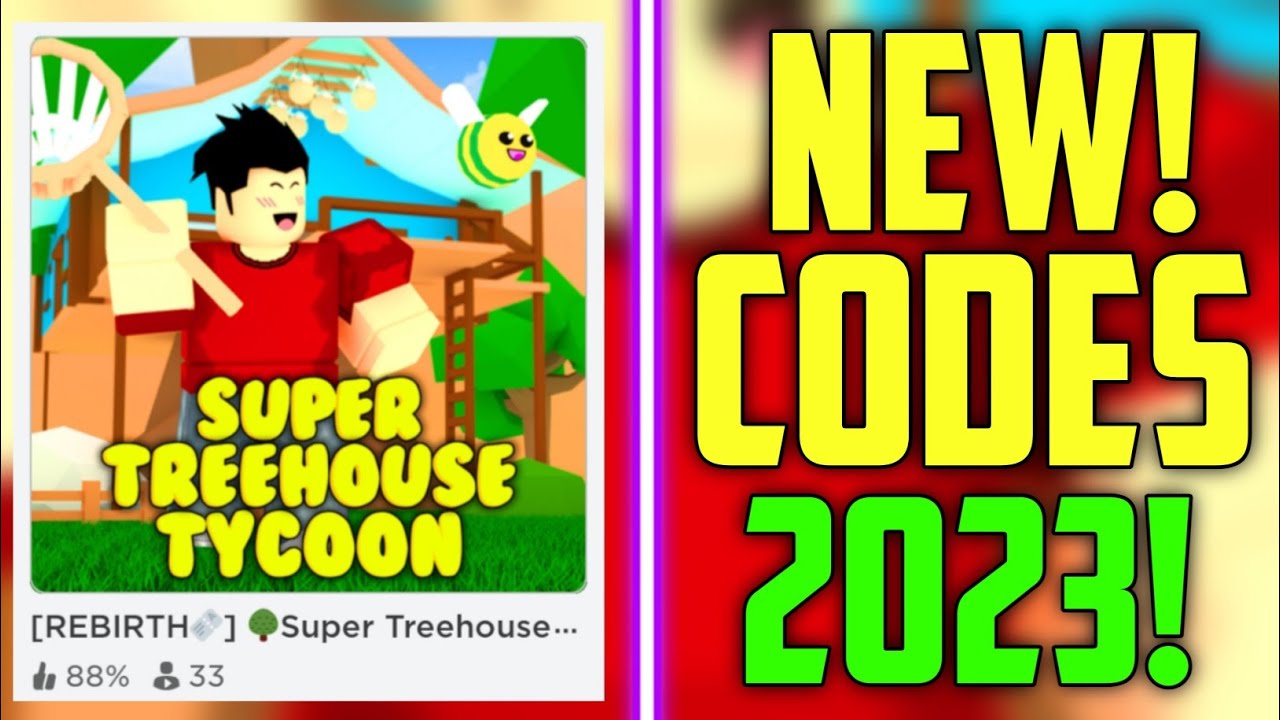 FUTURE CODES!! | *NEW* ROBLOX SUPER TREEHOUSE TYCOON CODES 2023 ...