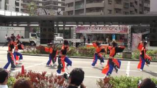 太鼓伝創の会「つぶて」　～2010いたみわっしょい(阪急伊丹駅会場)