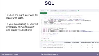 Storage (4) - Data Management - Full Stack Deep Learning
