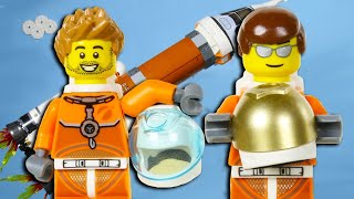LEGO City Space Shuttle Launch Fail STOP MOTION LEGO Space Explorers | LEGO City | Billy Bricks