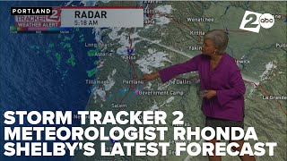 Storm Tracker 2 Meteorologist Rhonda Shelby's latest forecast for low elevation snow