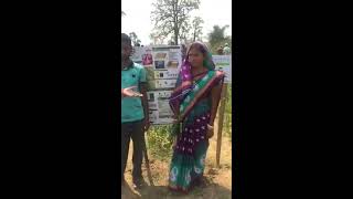 KT technical working group in Keonjhar, India - Women key farmer growing Onion