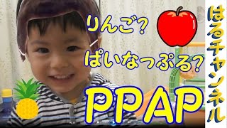 PPAP 1歳児がペンパイナッポーアッポーペン　PPAP Pen-Pineapple-Apple-Pen