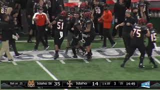 ISU Football vs Idaho - Final Game Highlights