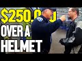 Man Arrested For Wearing a Helmet, $250,000 Settlement Rejected