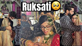 Ruksati Mein Sab Huye Emotional 🥺 | Bride Emotional | Zeeshan And Abresh