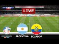 🔴[LIVE] Argentina vs Ecuador | Copa América 2024 | Match Today Watch Streaming | PES Gameplay Video