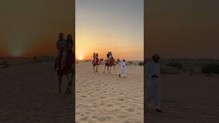 Camel ride in Dubai desert 😍🐪 #dubai #desertsafariadventure #desertsafari #deserttour #dubaisafari