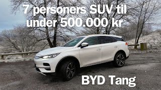 Kæmpe 7-personers SUV til under 500.000 kr, men ikke fejlfri - BYD Tang